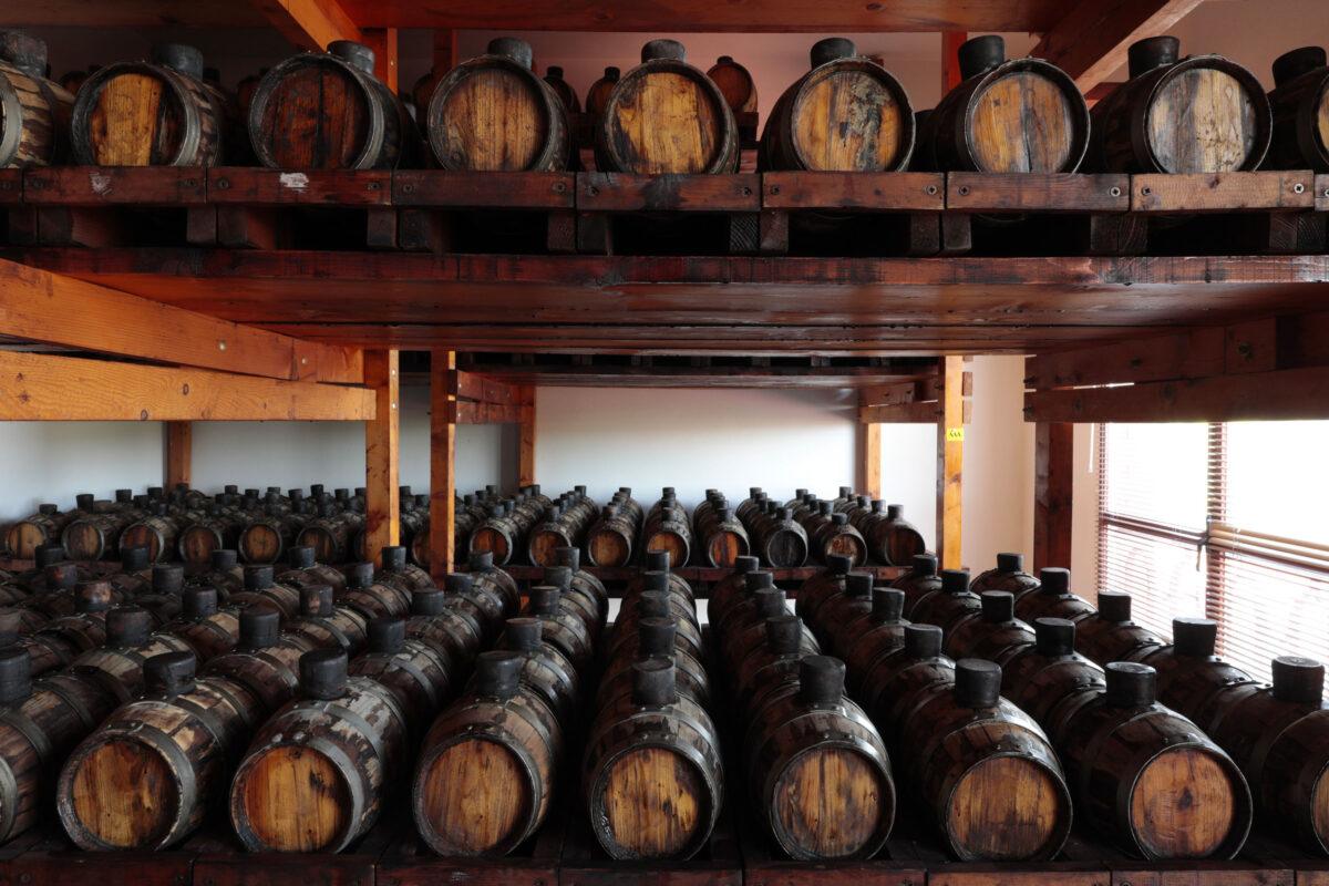 가장 높은 곳에 있는 식초 농가