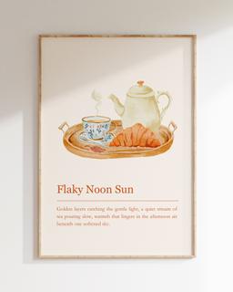 크로아상 포스터 - Flaky Noon Sun