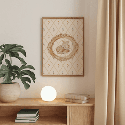 빈티지 디어 포스터 - Vintage Deer