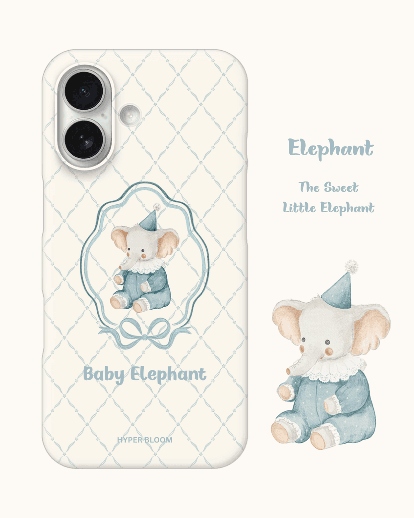빈티지 아기 코끼리 케이스 - Vintage Baby Elephant