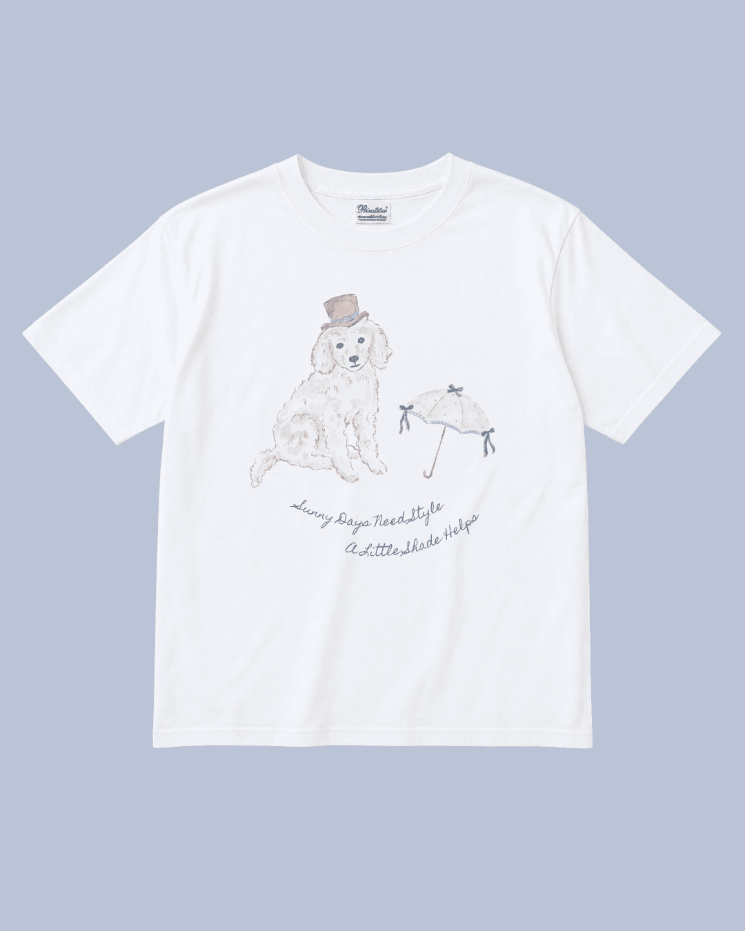 핑크 햇 푸들 티셔츠 - Pink Hat Poodle T-shirt