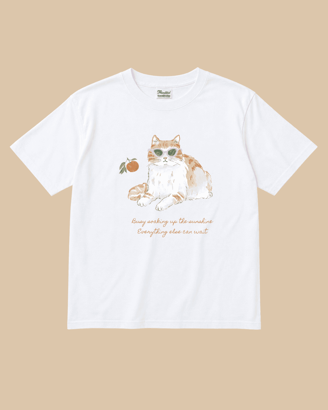 오렌지 캣 티셔츠 - Orange Cat T-Shirt
