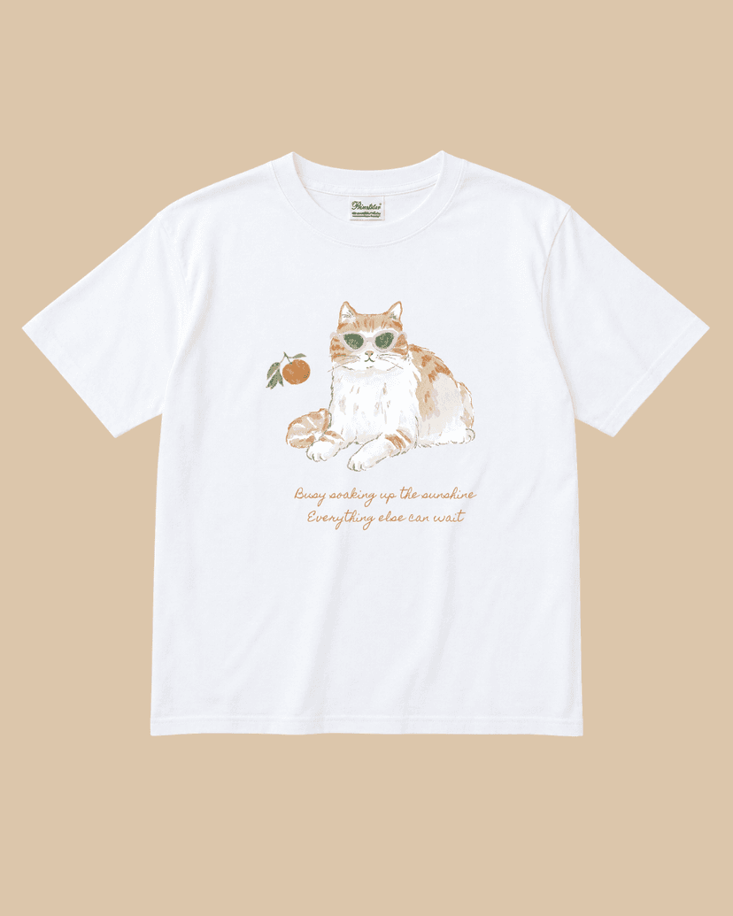 오렌지 캣 티셔츠 - Orange Cat T-Shirt