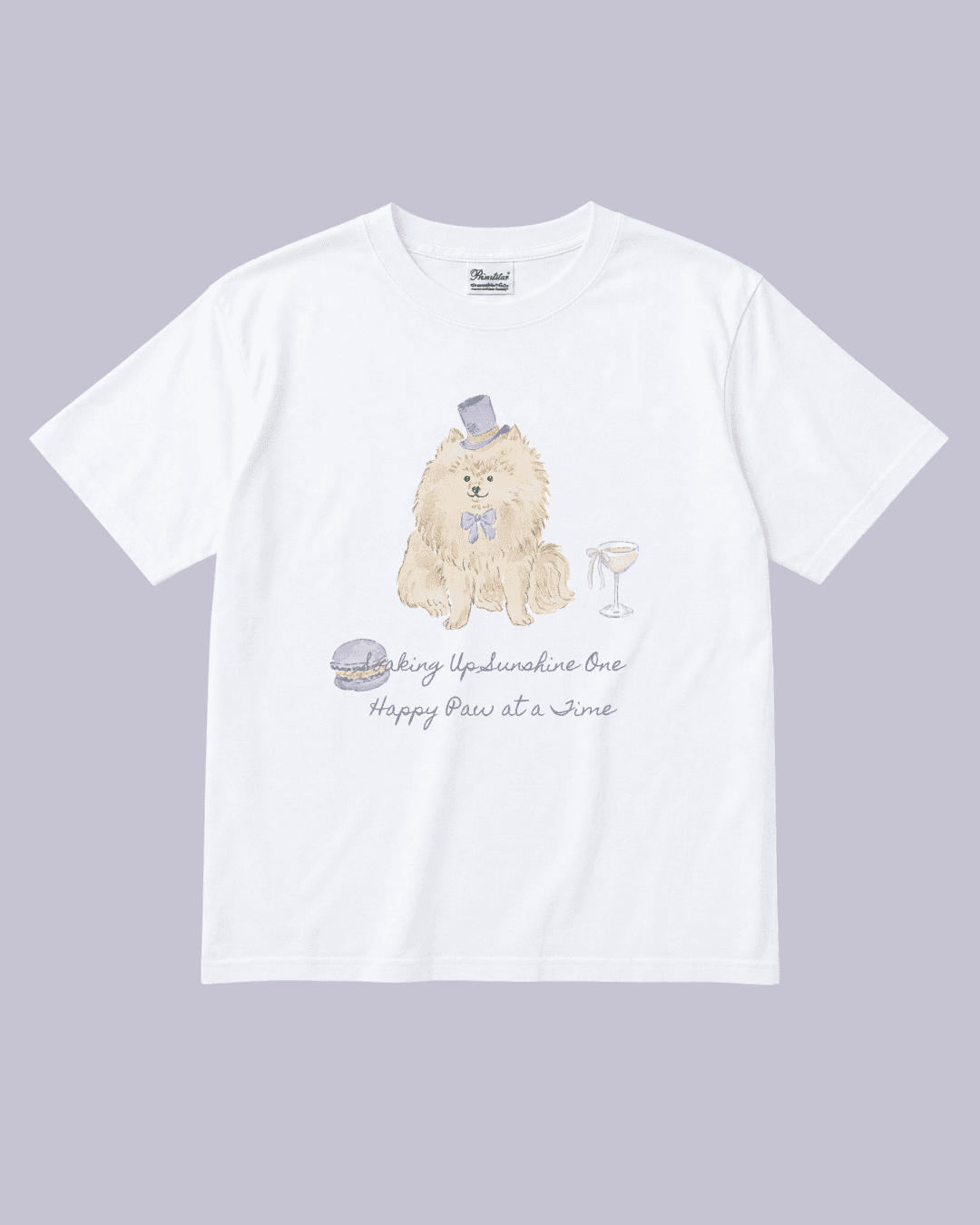 바이올릿 포메라니안 티셔츠 - Violet Pomeranian T-Shirt