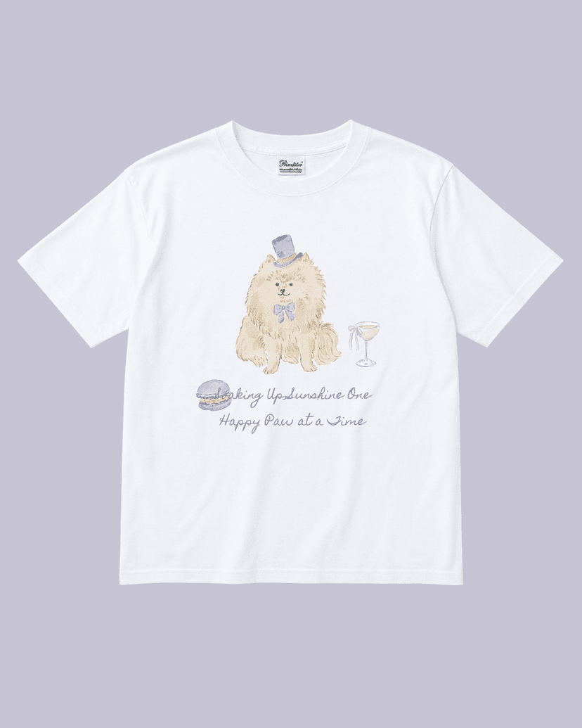 바이올릿 포메라니안 티셔츠 - Violet Pomeranian T-Shirt