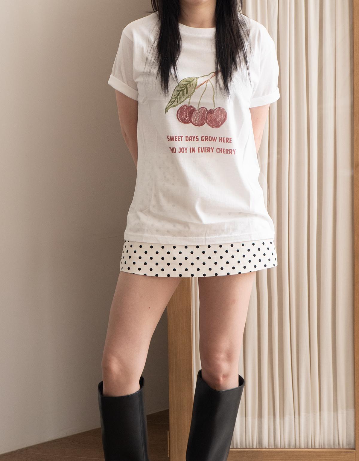 스위트 체리 티셔츠 - Sweet Cherry T-shirt