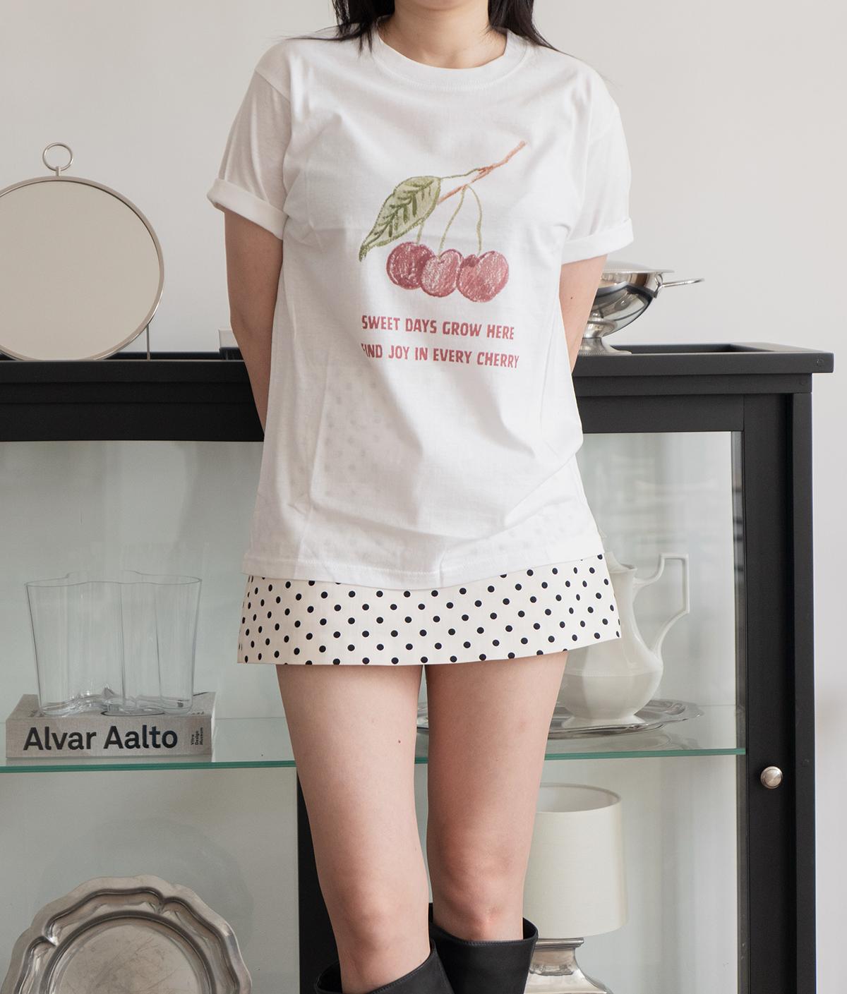 스위트 체리 티셔츠 - Sweet Cherry T-shirt