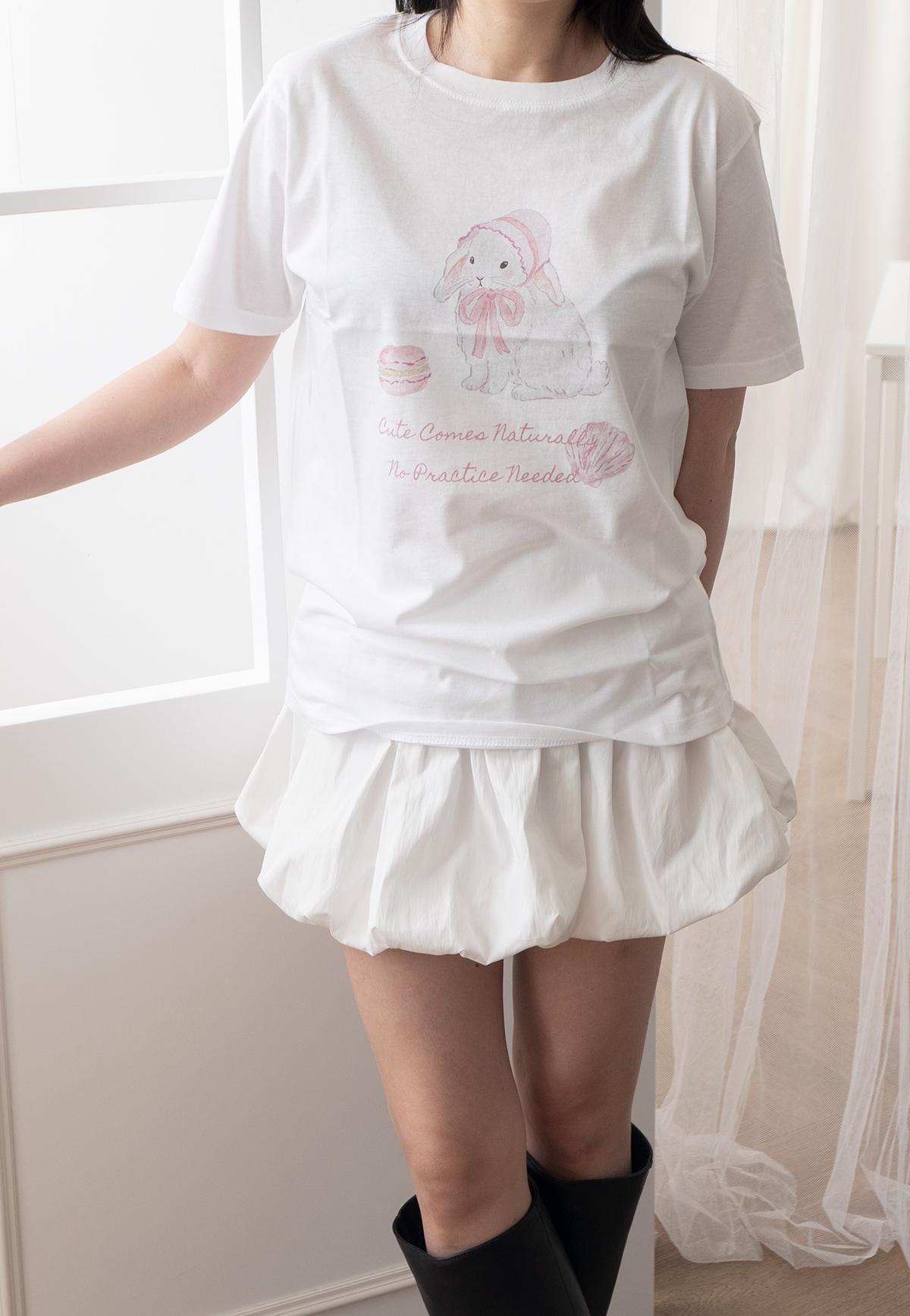 버니 보닛 티셔츠 - Bunny Bonnet T-shirt