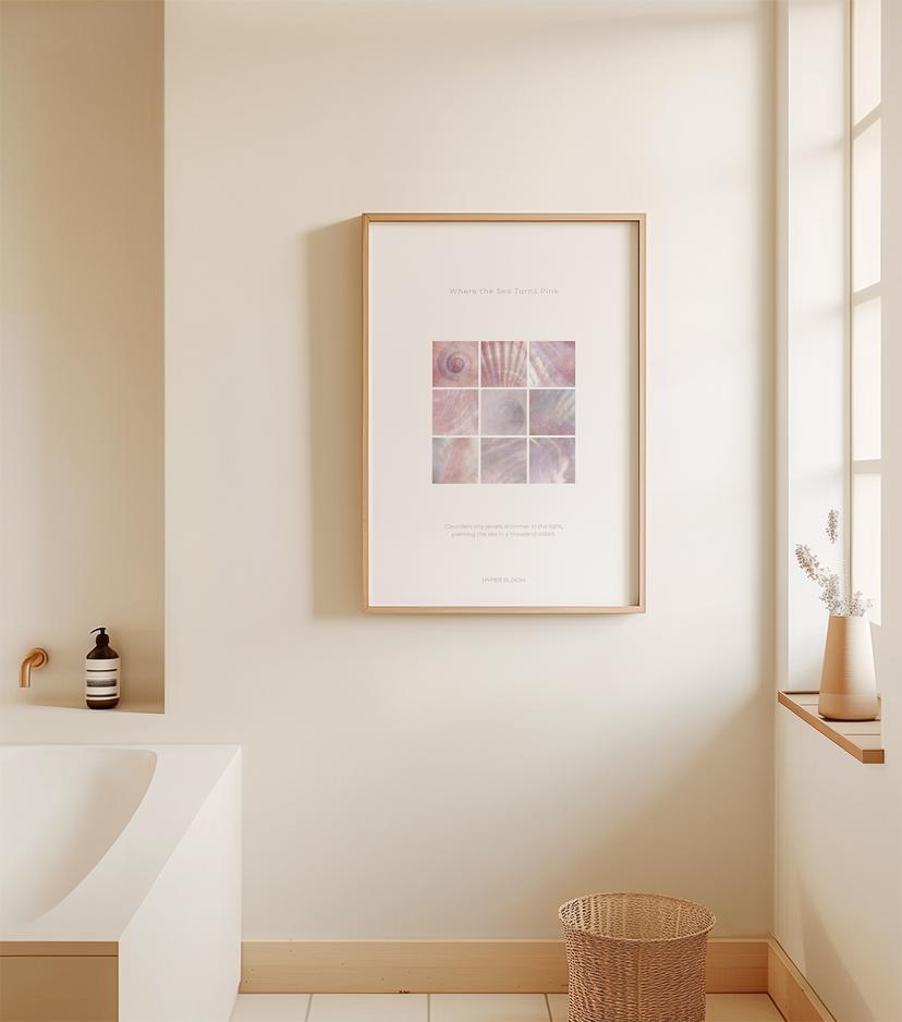 바다 조개 포스터 No. 01 Seashell Poster