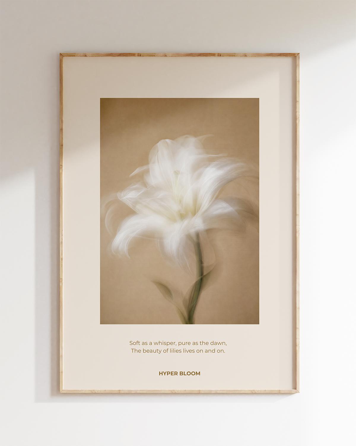 꽃의 초상 포스터 No. 06 The Language of Lillies Poster