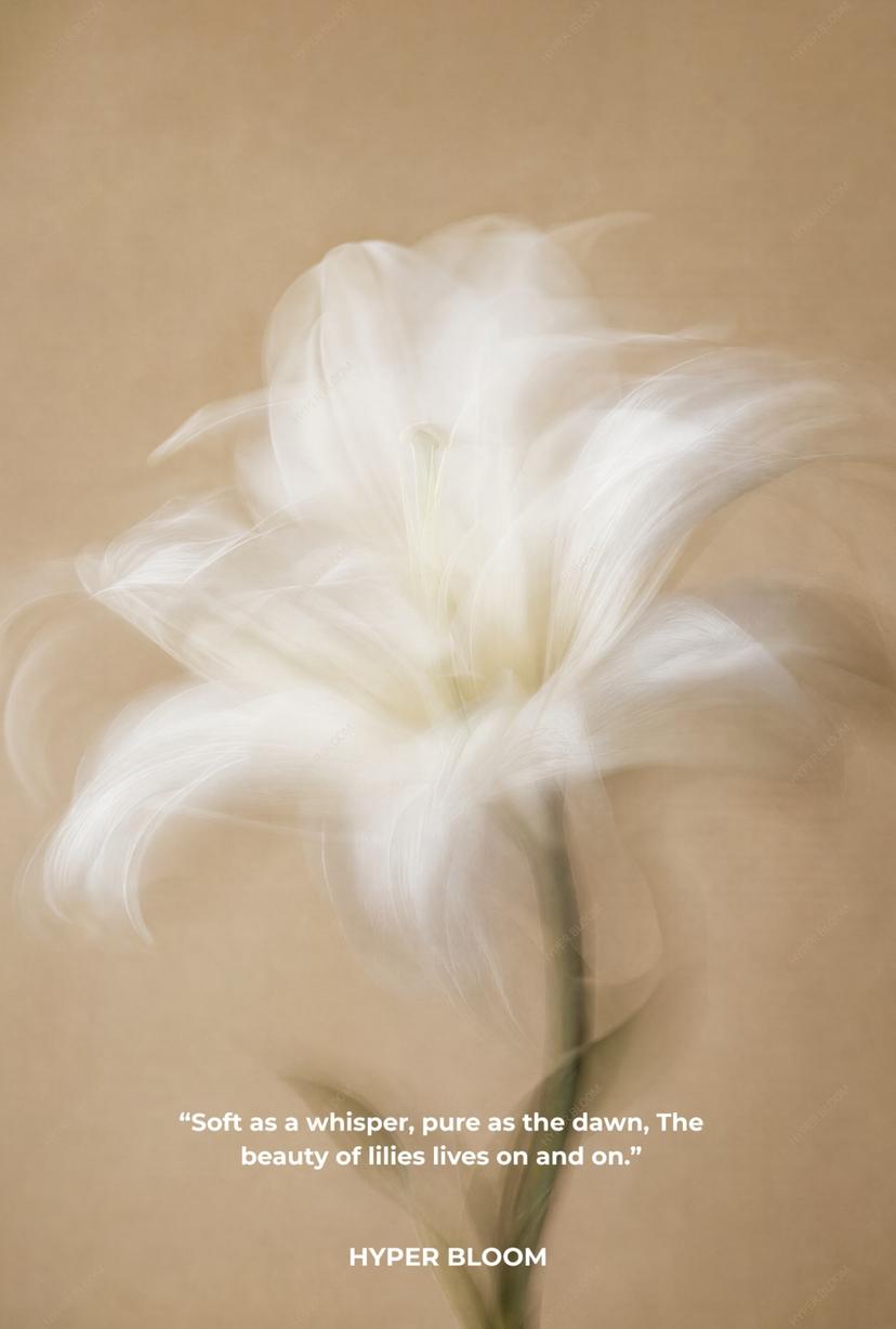 꽃의 초상 포스터 No. 11 The Language of Lillies Poster