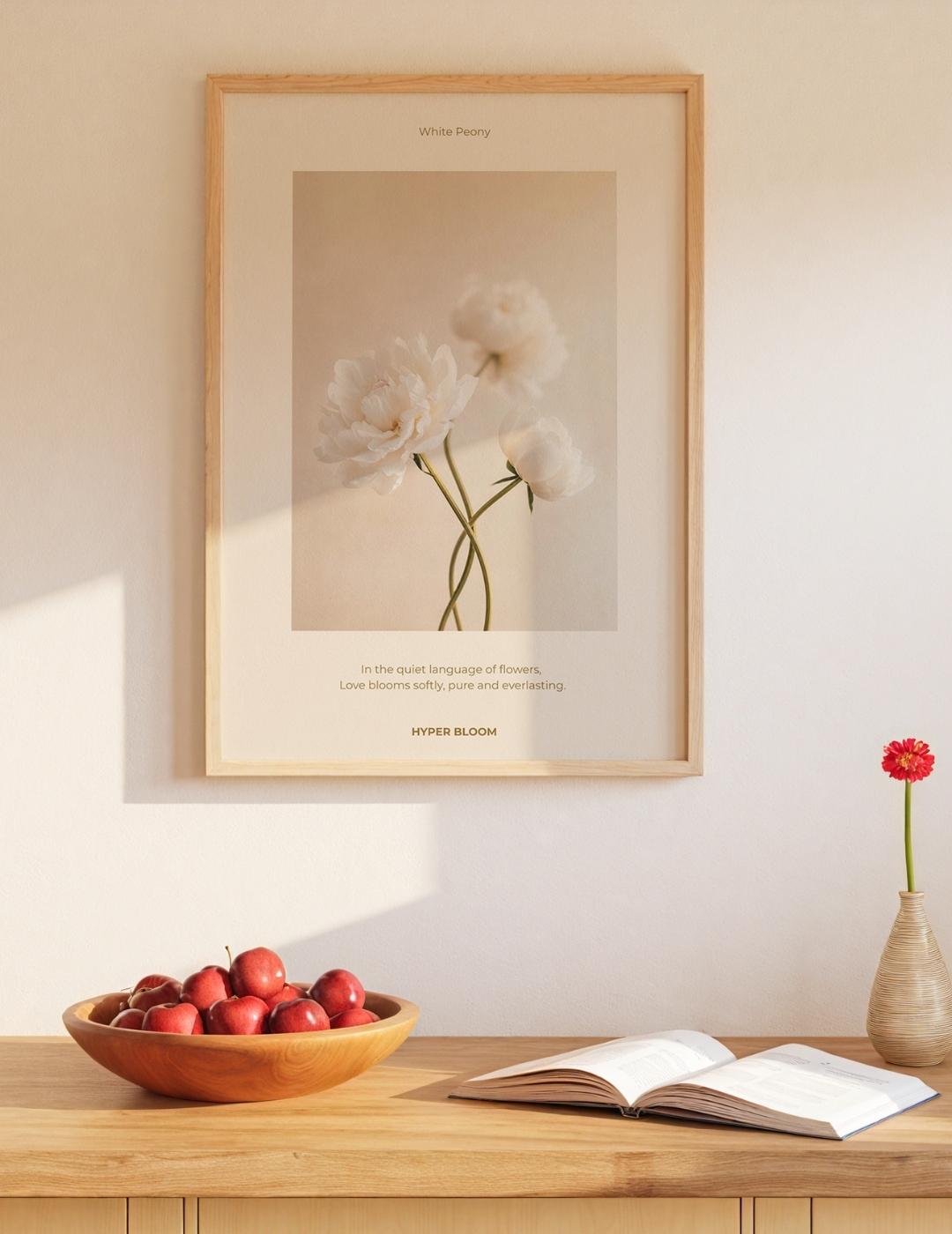 꽃의 초상 포스터 No. 09 The Language of Rinunculus Poster