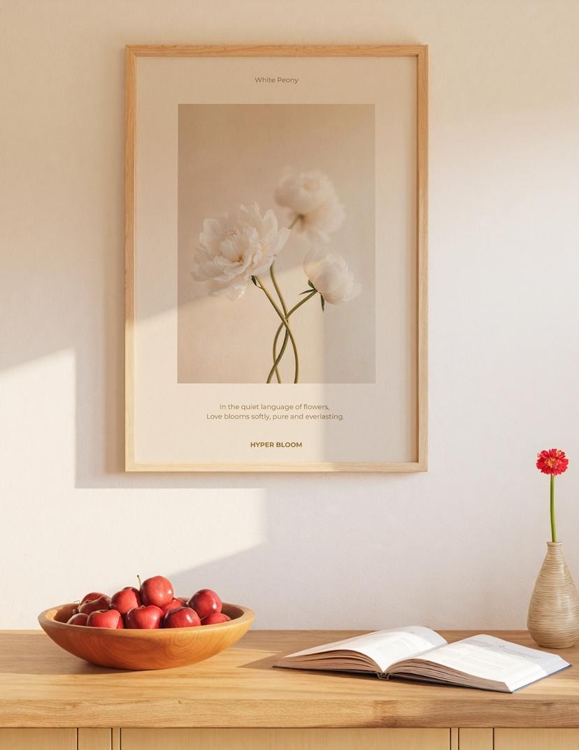 꽃의 초상 포스터 No. 09 The Language of Rinunculus Poster