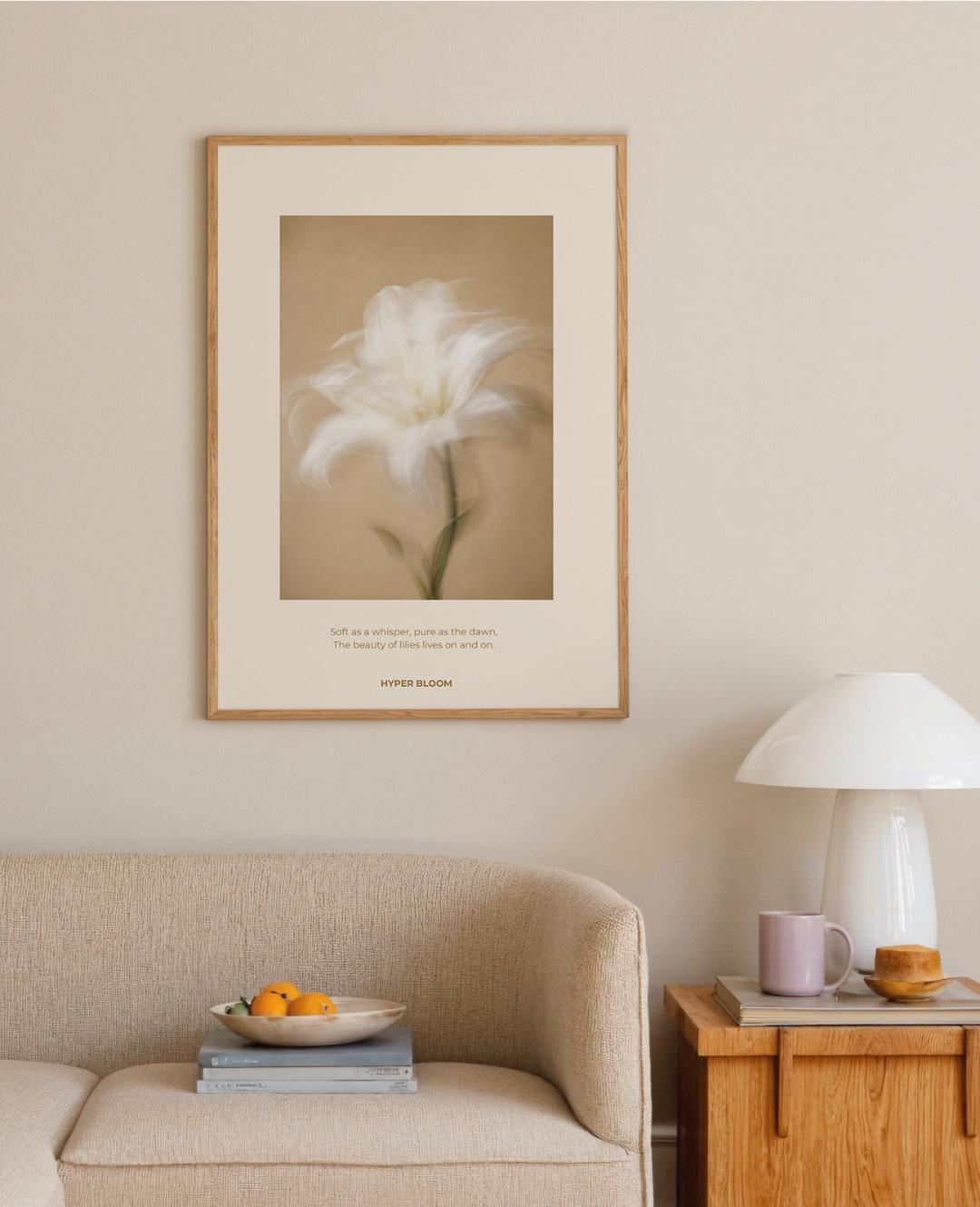 꽃의 초상 포스터 No. 06 The Language of Lillies Poster