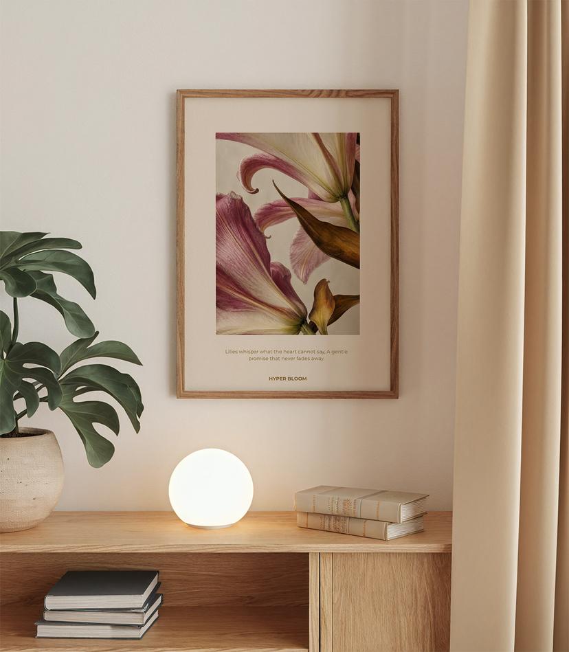 꽃의 초상 포스터 No. 10 The Language of Lillies Poster