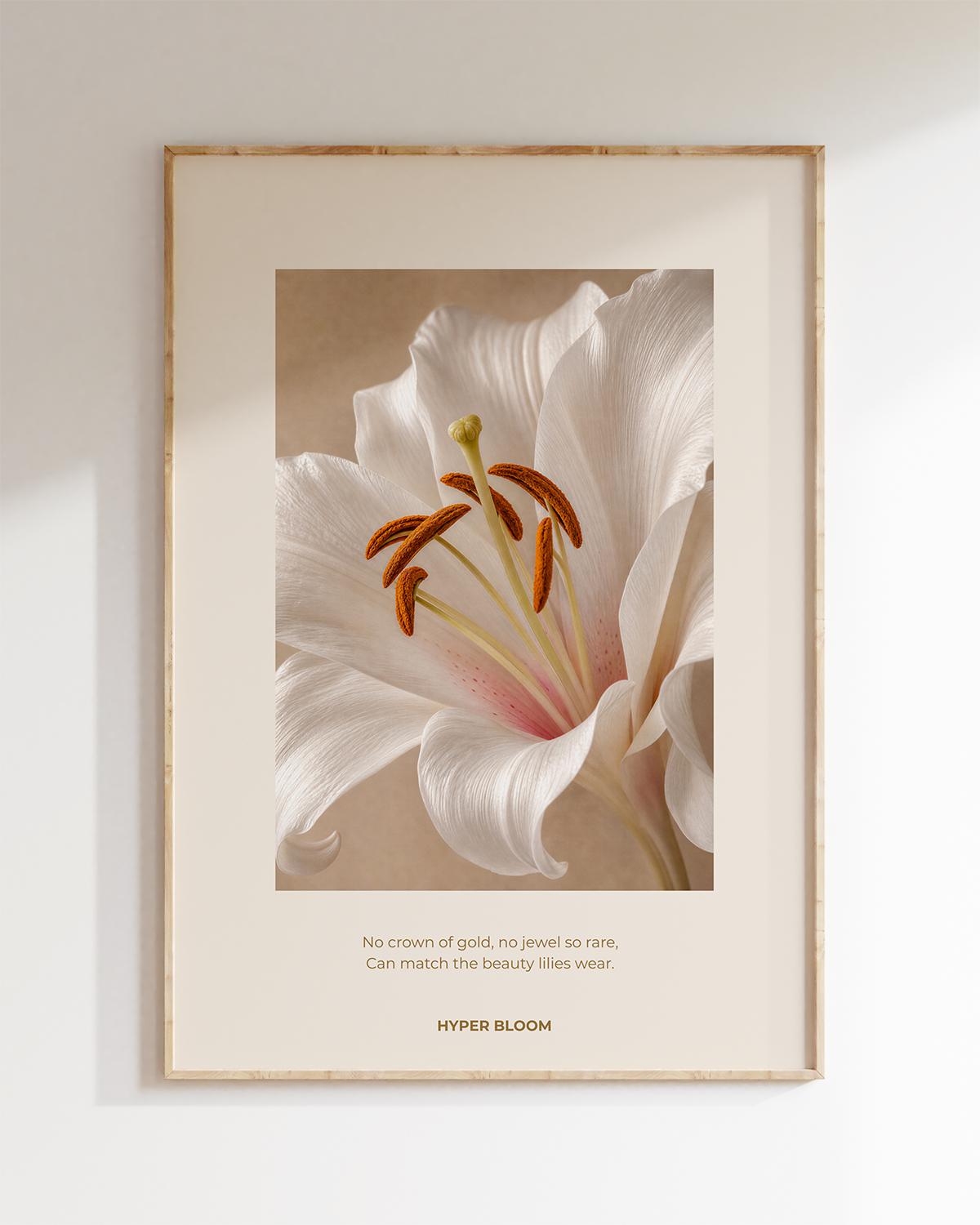 꽃의 초상 포스터 No. 08 The Language of Lillies Poster