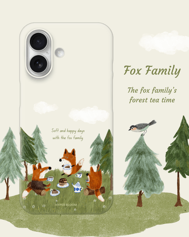 여우가족의 숲속 티타임 케이스
